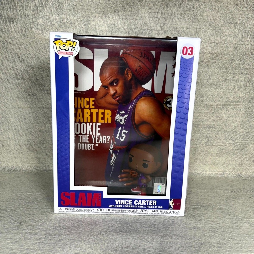 Vince Carter Funko Pop! Magazine Covers Slam Edition Toronto Raptors NEW